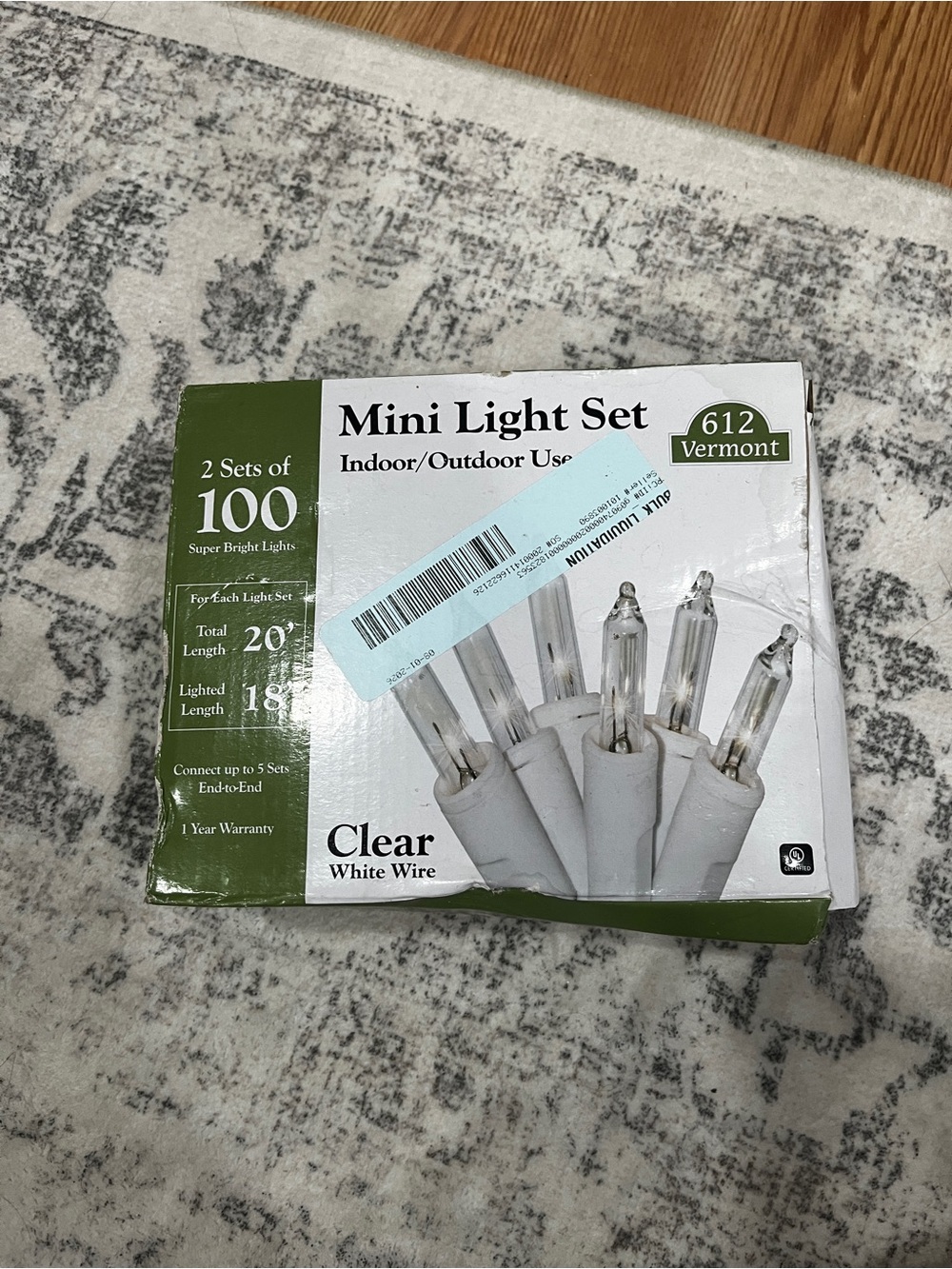 Mini white lights for indoor or outdoor